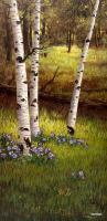 Aspens - Aspen Glen - Digital Giclee Image On Canvas